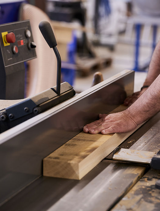 Schreinerwerkstatt in Alsenz – Blick in die Werkstatt